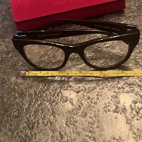Warby Parker Leith Clark Collaboration Rare Ella Black Eyeglasses Frame - Picture 10 of 12
